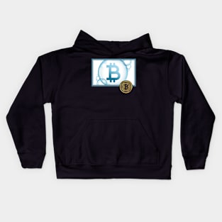 Bitcoin Bubbles Kids Hoodie